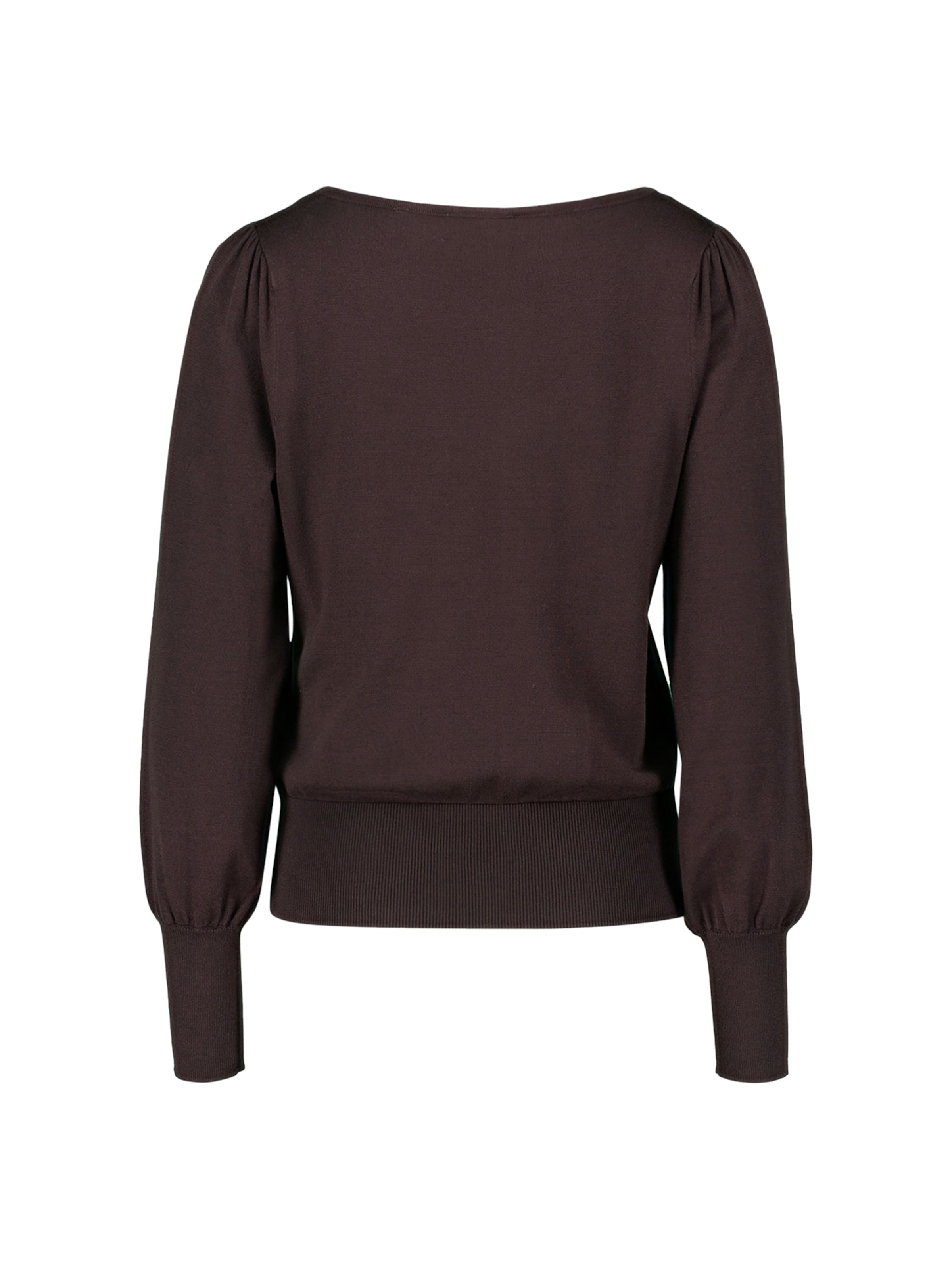 zero Pullover in Braun