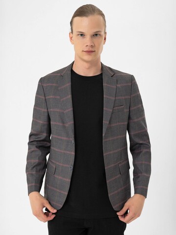 Daniel Hills Slim Fit Sakko in Grau: Vorderseite