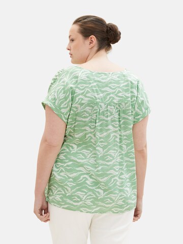 Tom Tailor Women + Blouse in Green