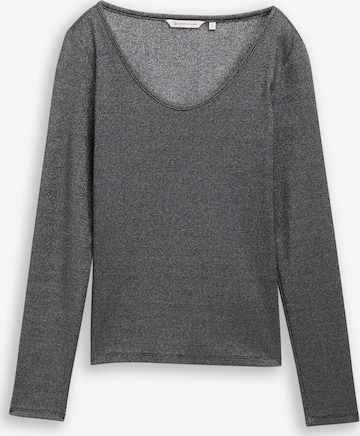 T-shirt TOM TAILOR DENIM en noir : devant