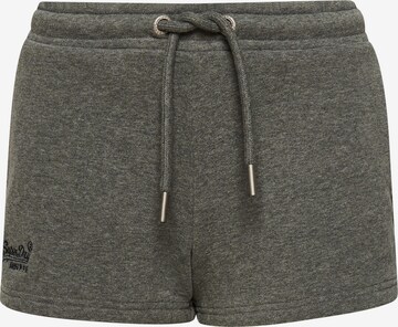 Superdry Regular Pants in Grey: front