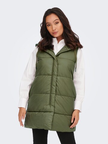 Gilet 'Asta' ONLY en vert : devant