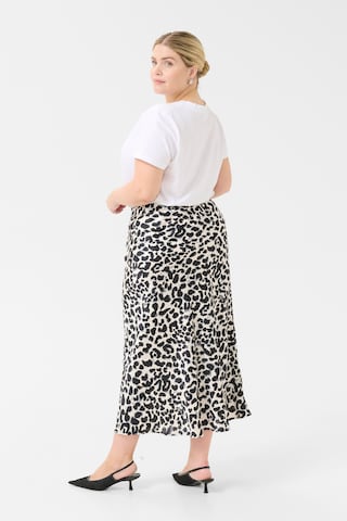 KAFFE CURVE Skirt 'Juna' in Grey