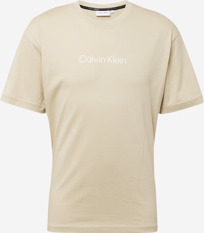 Calvin Klein T-Shirt 'Hero' in khaki / weiß, Produktansicht