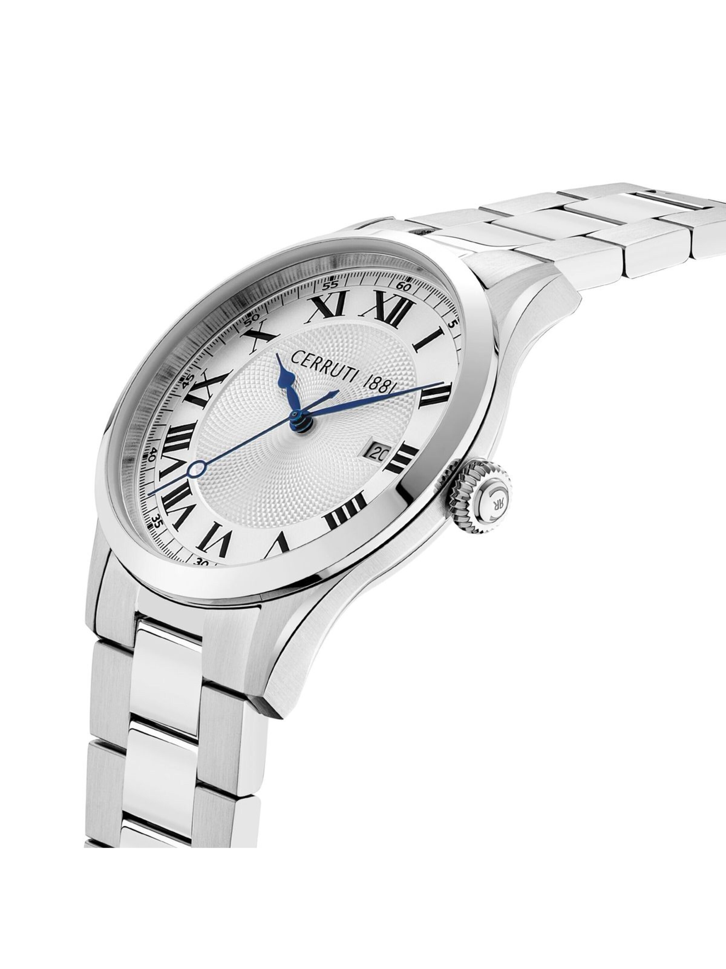 Montre à affichage analogique CERRUTI 1881 en blanc