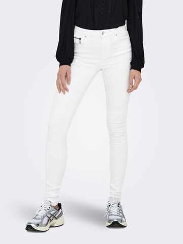 Skinny Jean 'DAISY' ONLY en blanc : devant