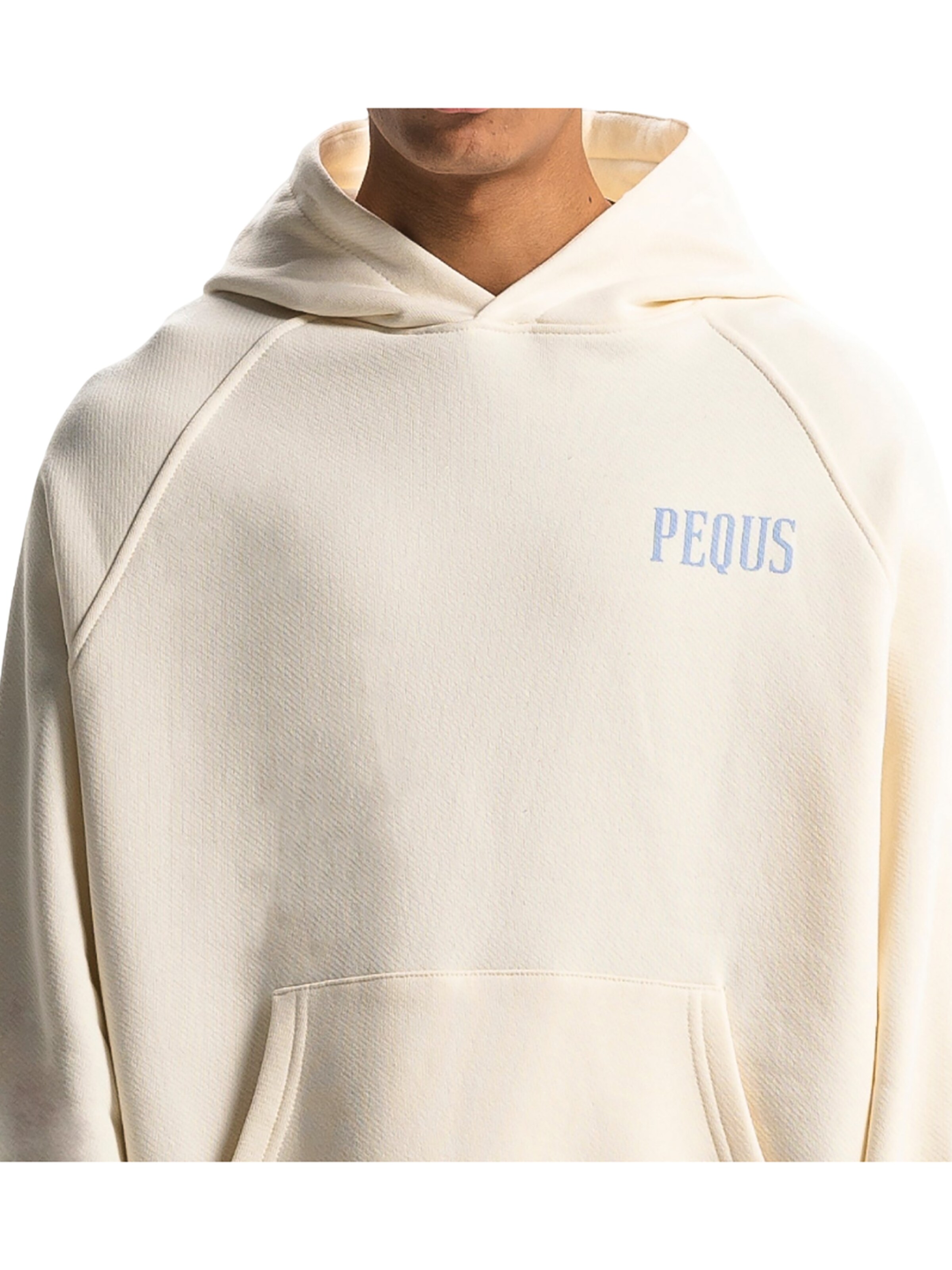 Pequs Sweatshirt 'Back Logo' in White