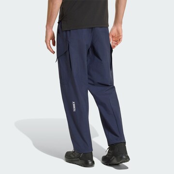 Loosefit Pantalon outdoor 'Xploric' ADIDAS TERREX en bleu