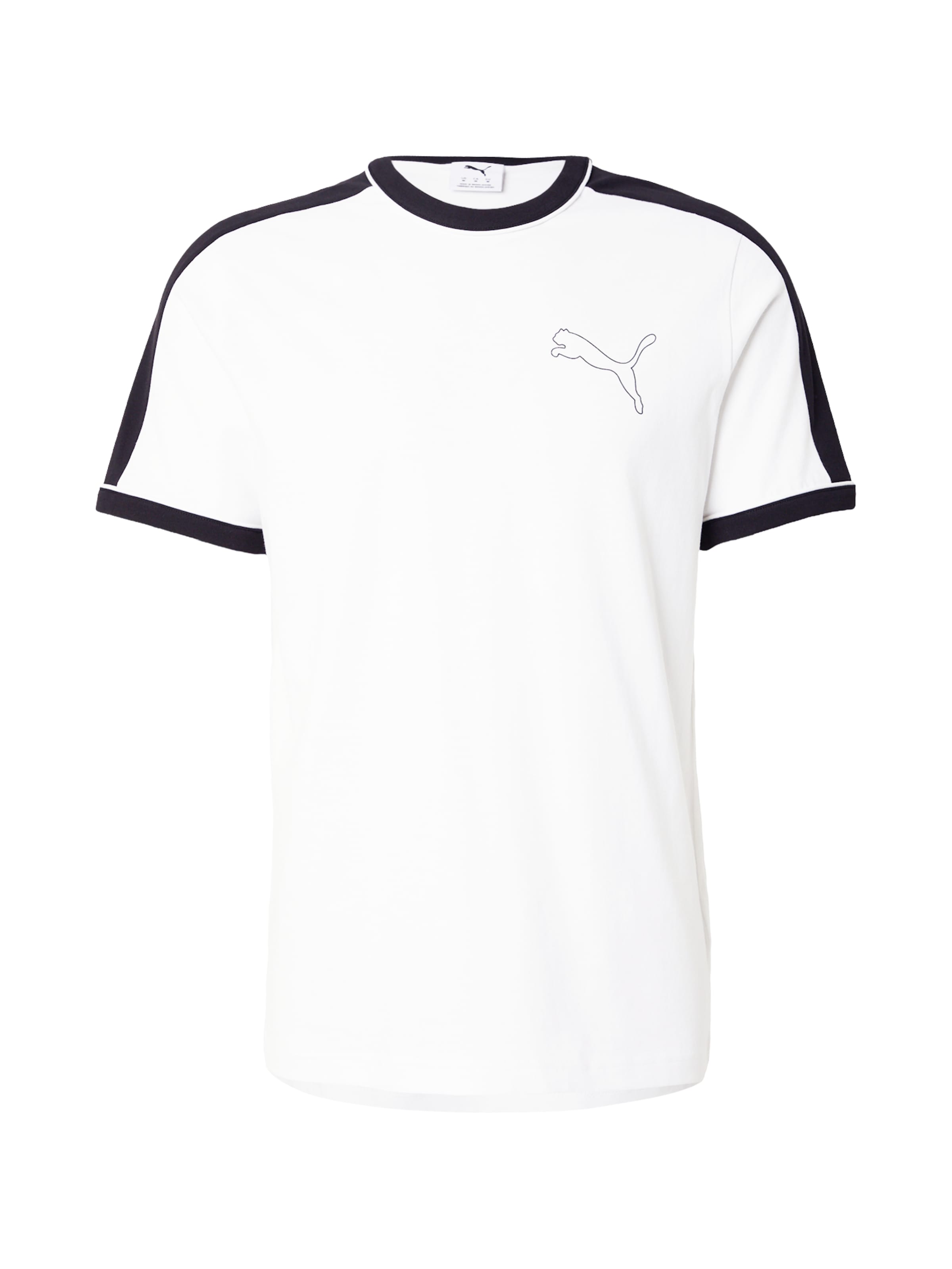 PUMA Μπλουζάκι 'T7 Love of The Cat Ringer' σε λευκό: μπροστά