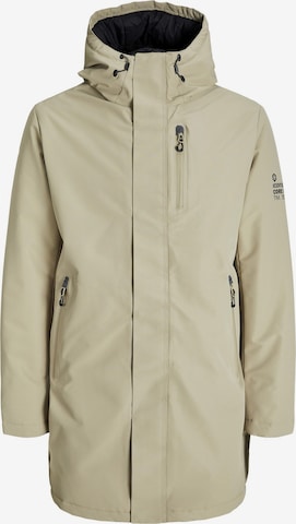 JACK & JONES Winter parka in Grey: front