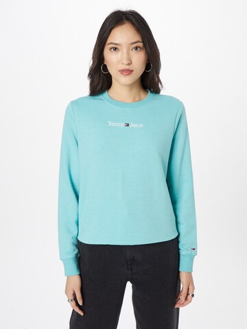 Tommy Jeans Sweatshirt in Blue: front