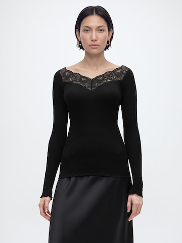 rosemunde Shirt 'Beatha' in Schwarz: Vorderseite