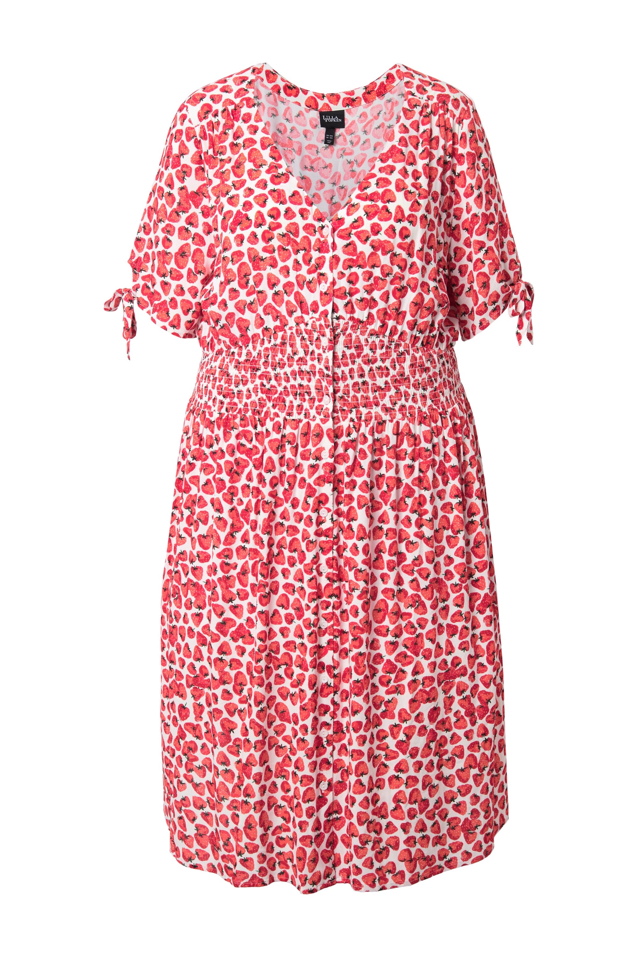 Ulla Popken Kleid in Rot: Vorderseite