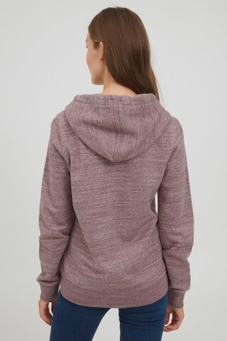 Oxmo - Sudadera con cremallera 'HELNA' en marrón