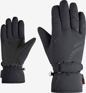 ZIENER Athletic Gloves 'KEVA' in Black: front