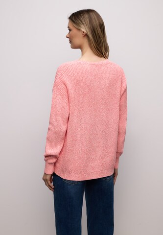 STREET ONE Pullover 'Mouliné' in Pink