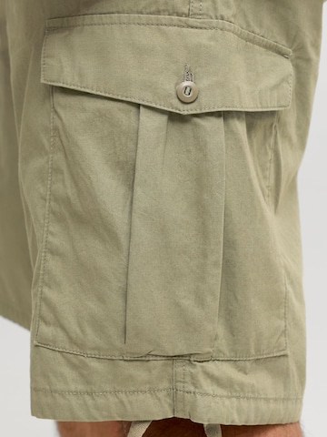 Jack & Jones Plus Baggy Cargobukser i grøn