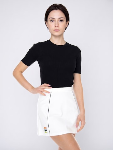 LACOSTE Nederdel 'Gonna 70V' i hvid: forside