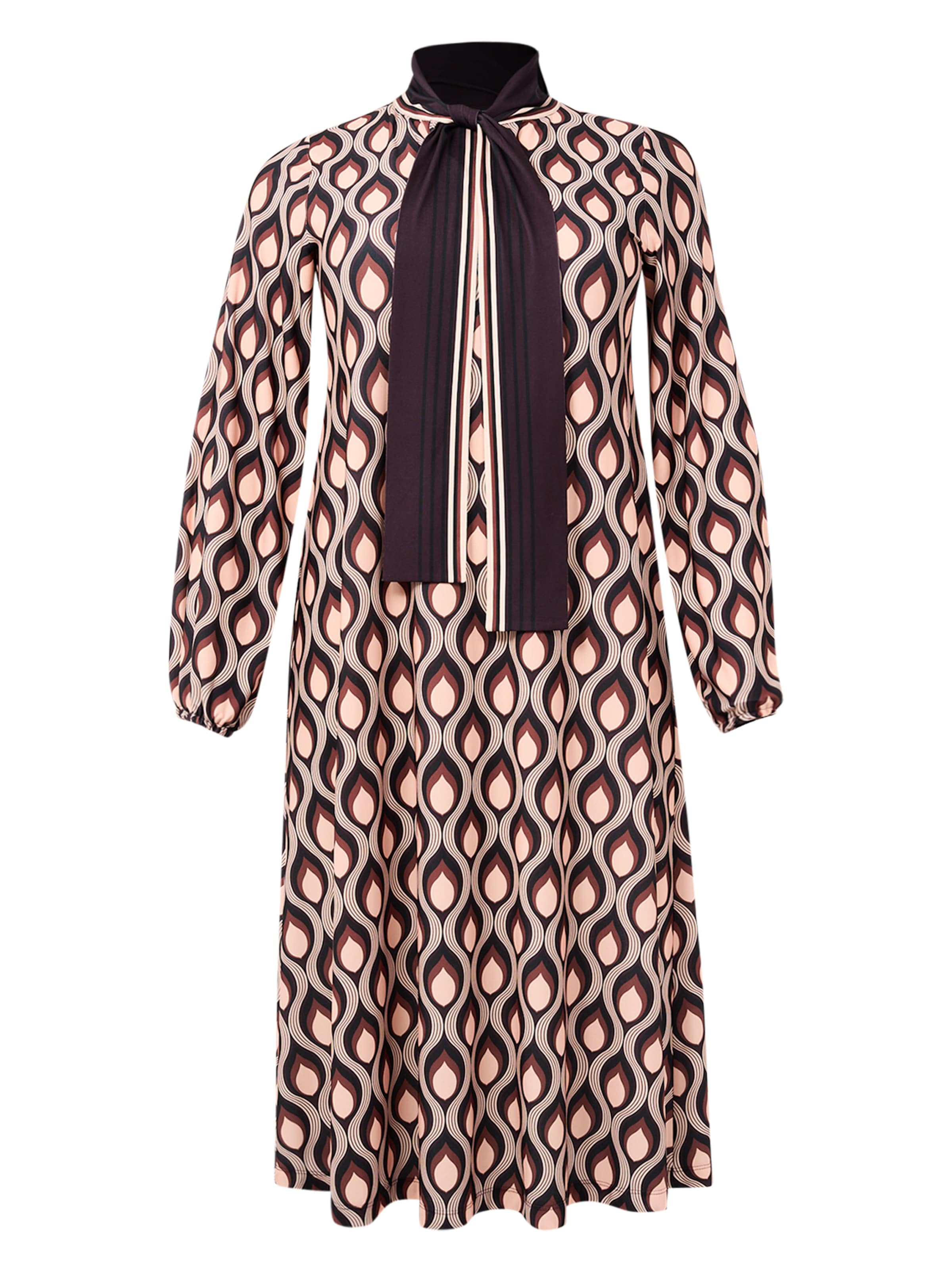 YOEK Kleid 'GOCCIA' in Beige: Vorderseite