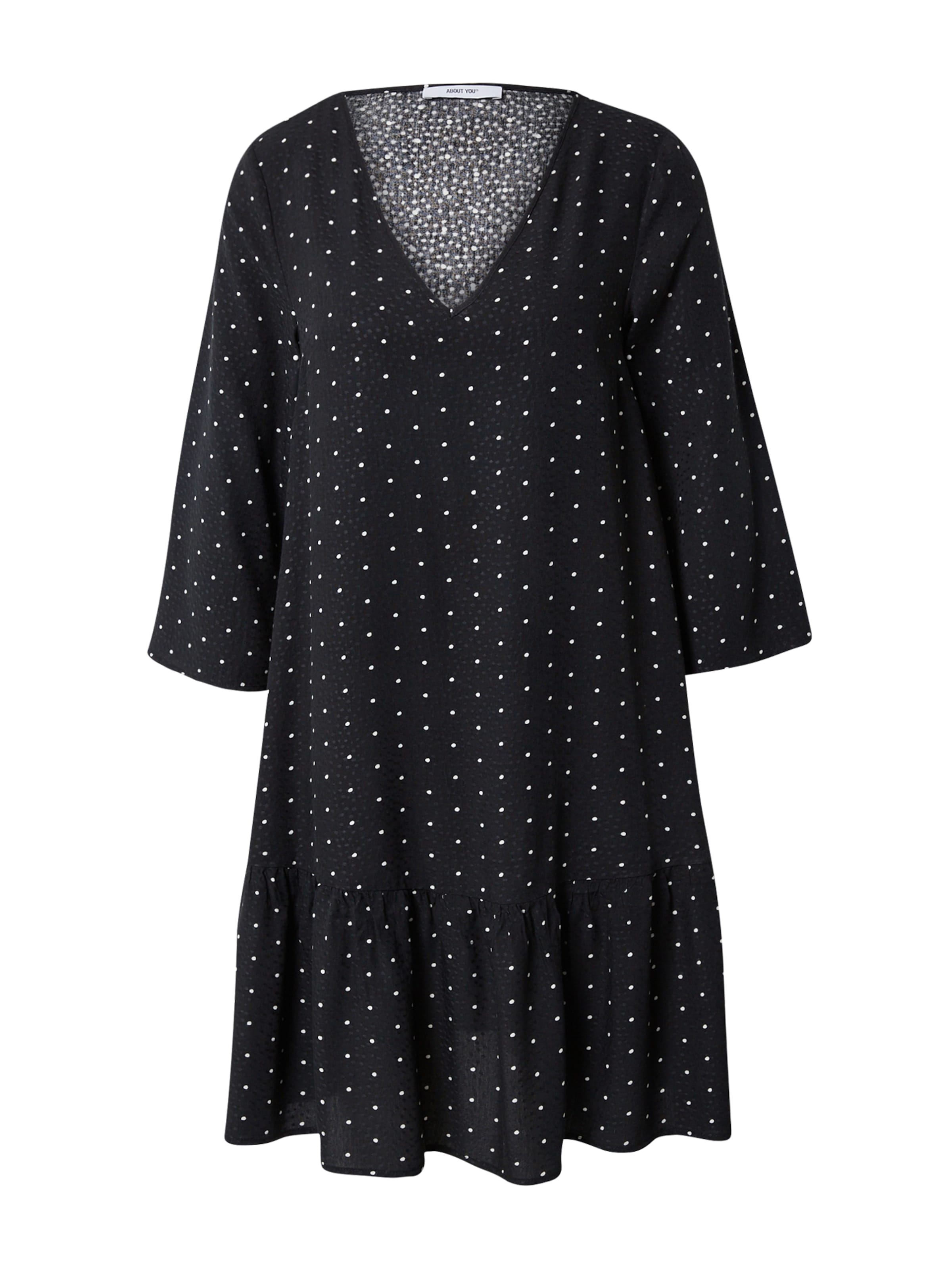 ABOUT YOU Рокля 'Michaela' в черно: отпред