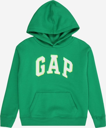 Bluză de molton de la GAP pe verde: față