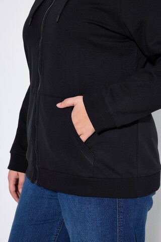 Ulla Popken Sweat jacket in Black