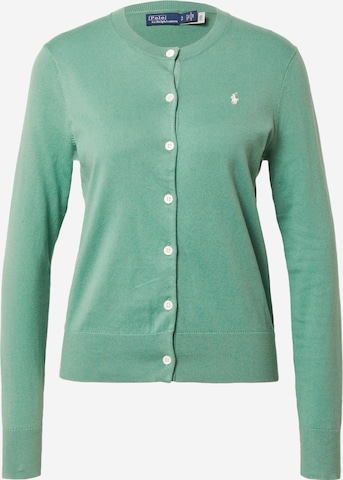 Cardigan Polo Ralph Lauren en vert : devant