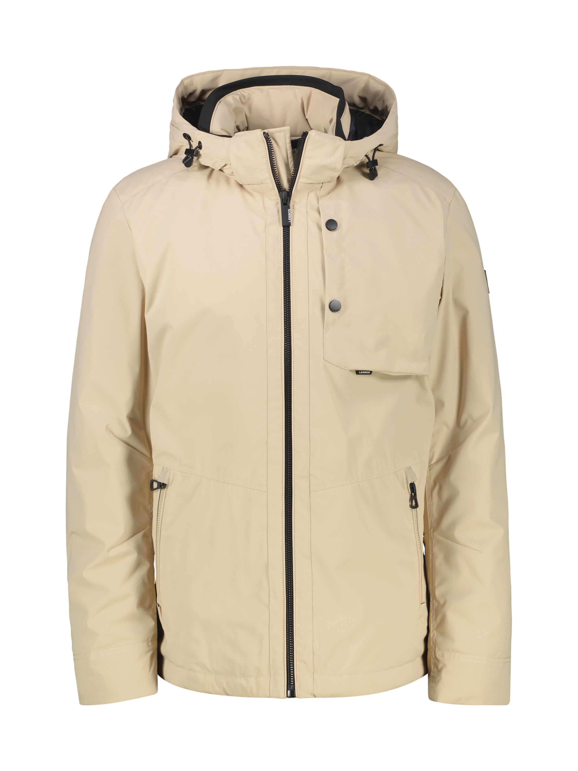 LERROS Outdoorjas in Beige: voorkant