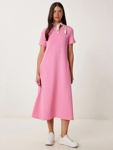 Happiness İstanbul Jurk in Roze: voorkant