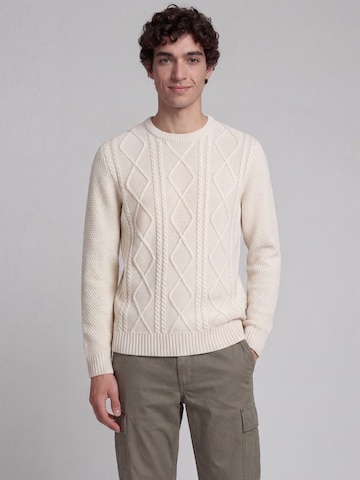 Pull-over 'JREBLUKA' JJ Rebel en beige : devant