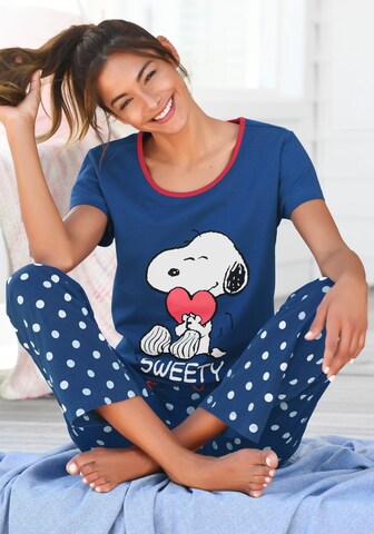 PEANUTS - Pijama en azul