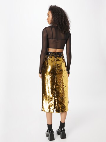 Copenhagen Muse Skirt in Gold