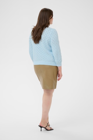 Cardigan 'KCkathrina' KAFFE CURVE en bleu