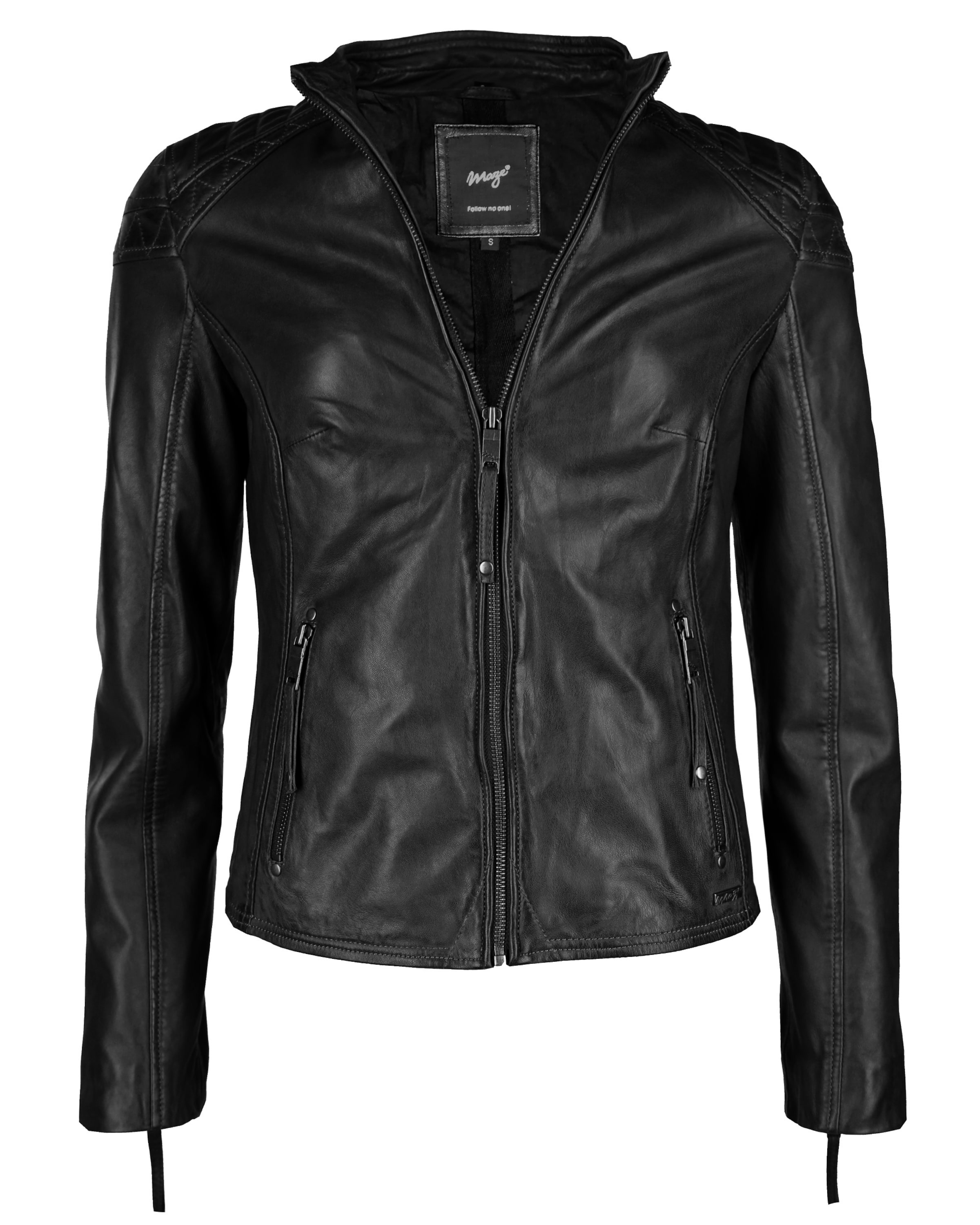 Maze Between-season jacket 'Water' in Black: front