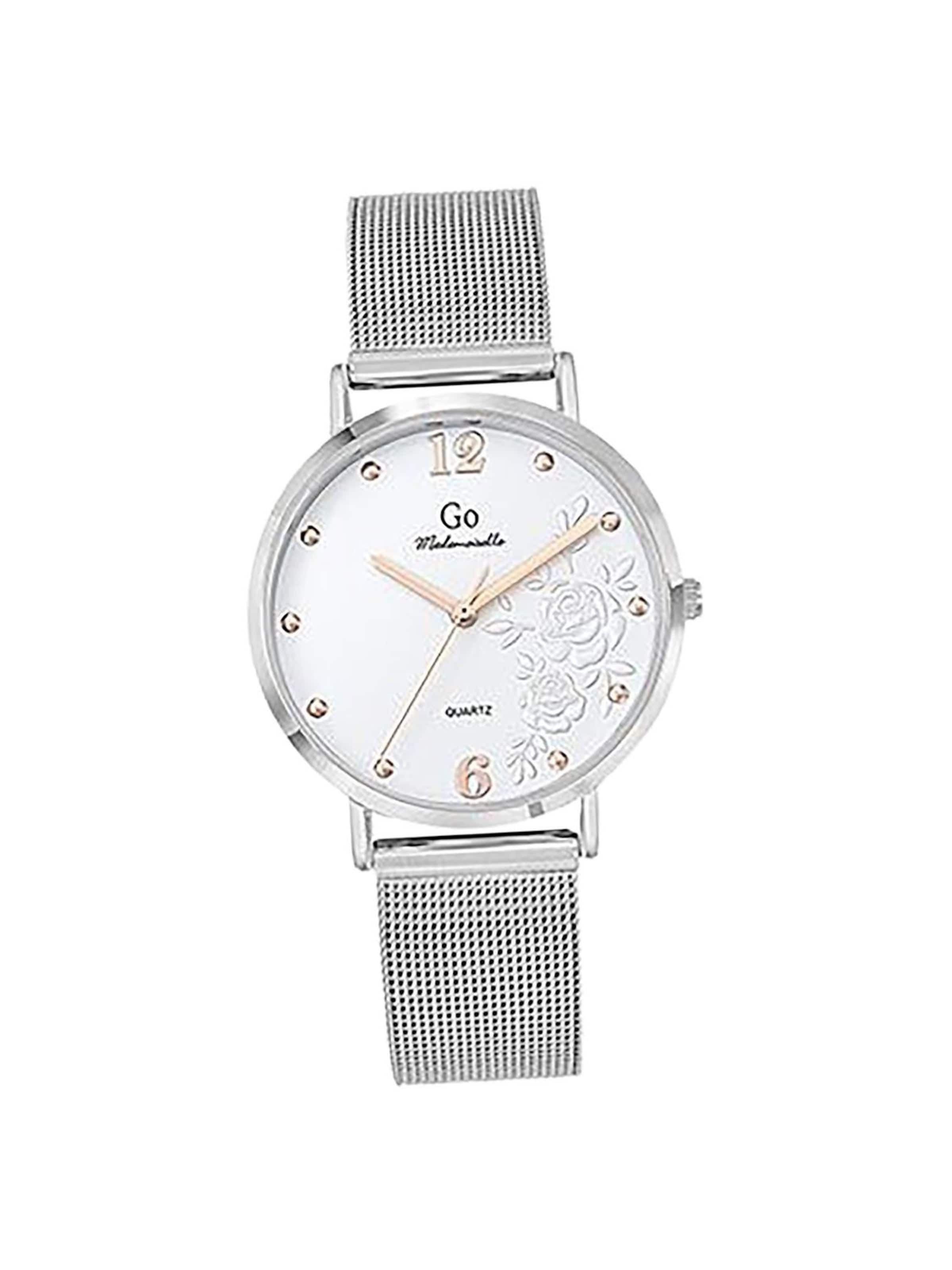 GO GirlOnly Analog Watch in Silver: front