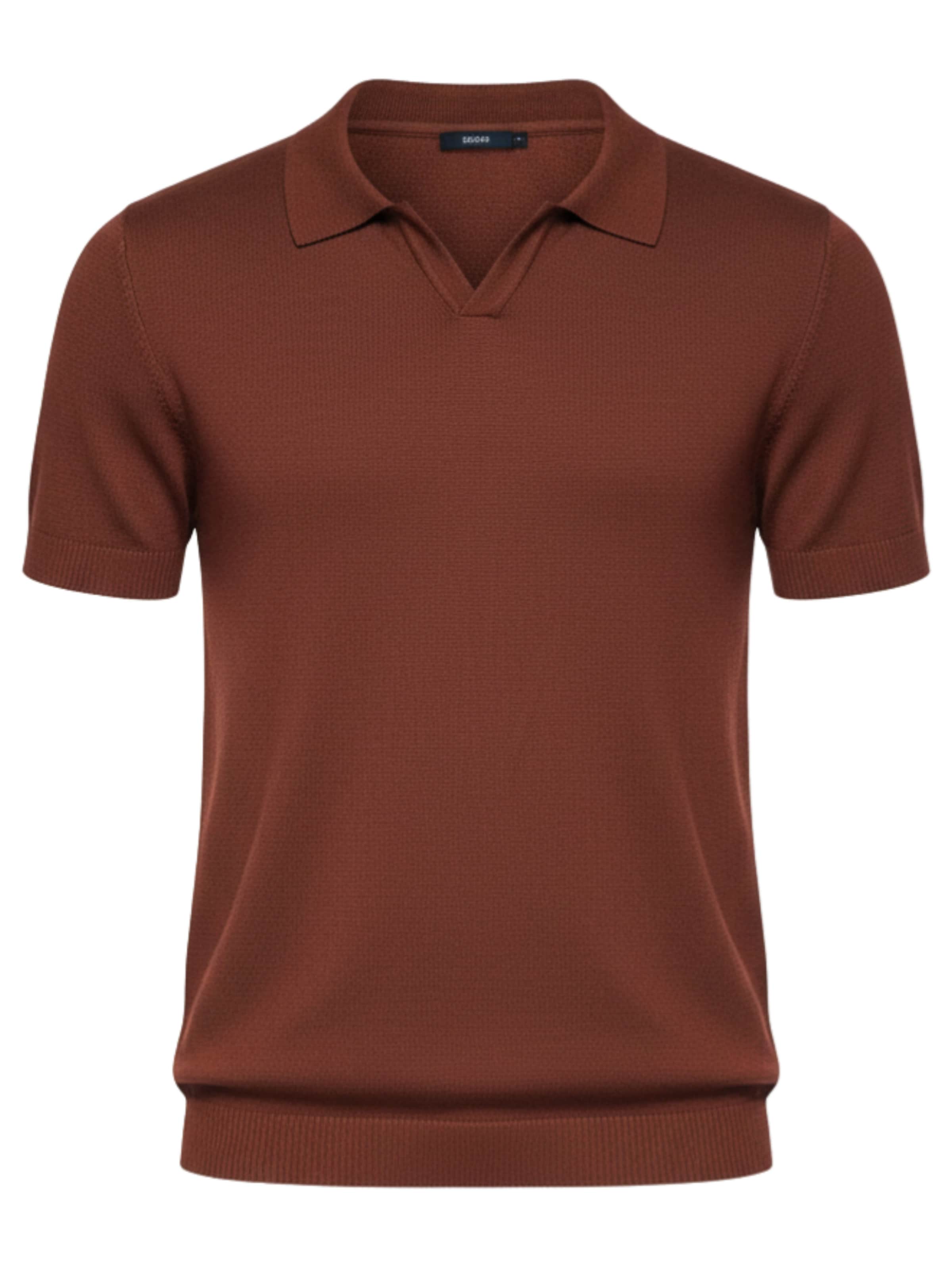 Ombre Shirt in Rood: voorkant