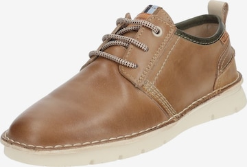 PIKOLINOS Lace-Up Shoes in Brown: front