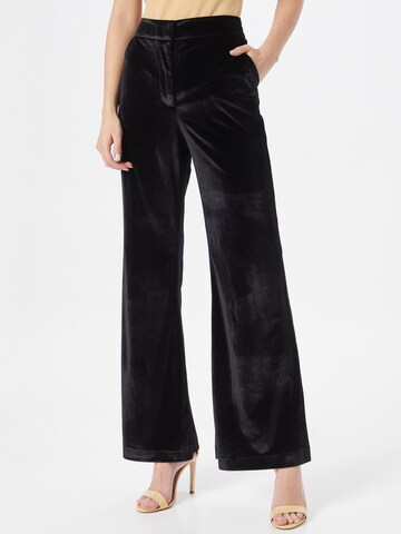 Forever New - Pierna ancha Pantalón 'Valentina' en negro: frente
