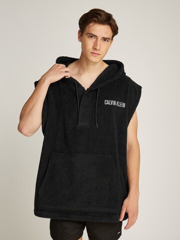 Sweat-shirt 'Intense Power' Calvin Klein Swimwear en noir : devant