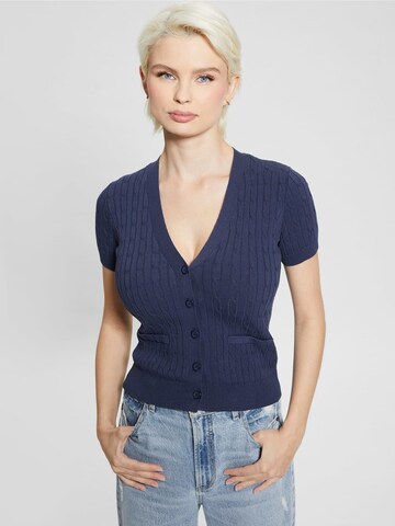 GUESS Strickjacke in Blau: predná strana