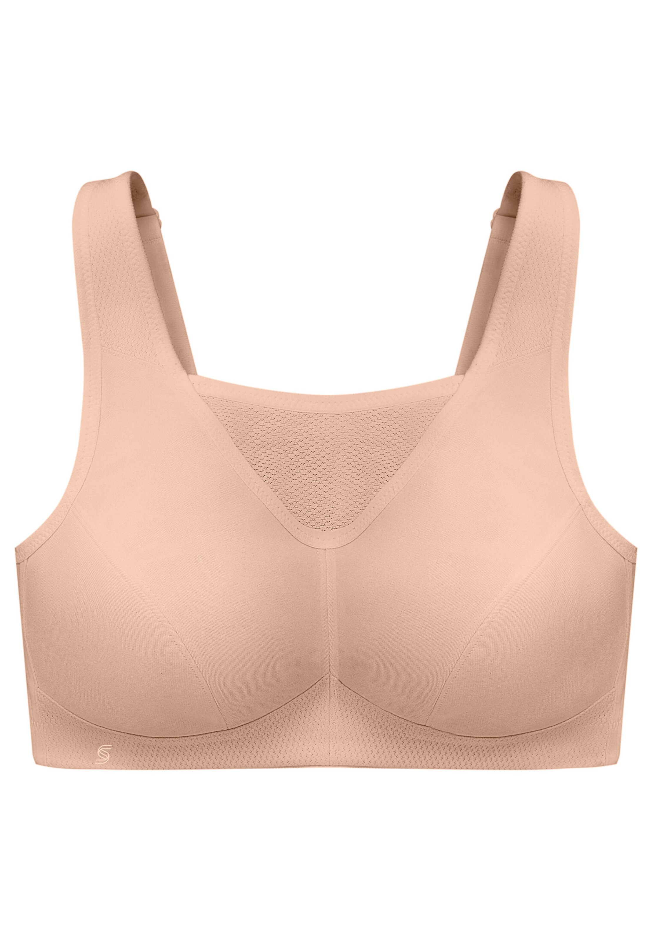 GLAMORISE Bralette Sports Bra in Beige