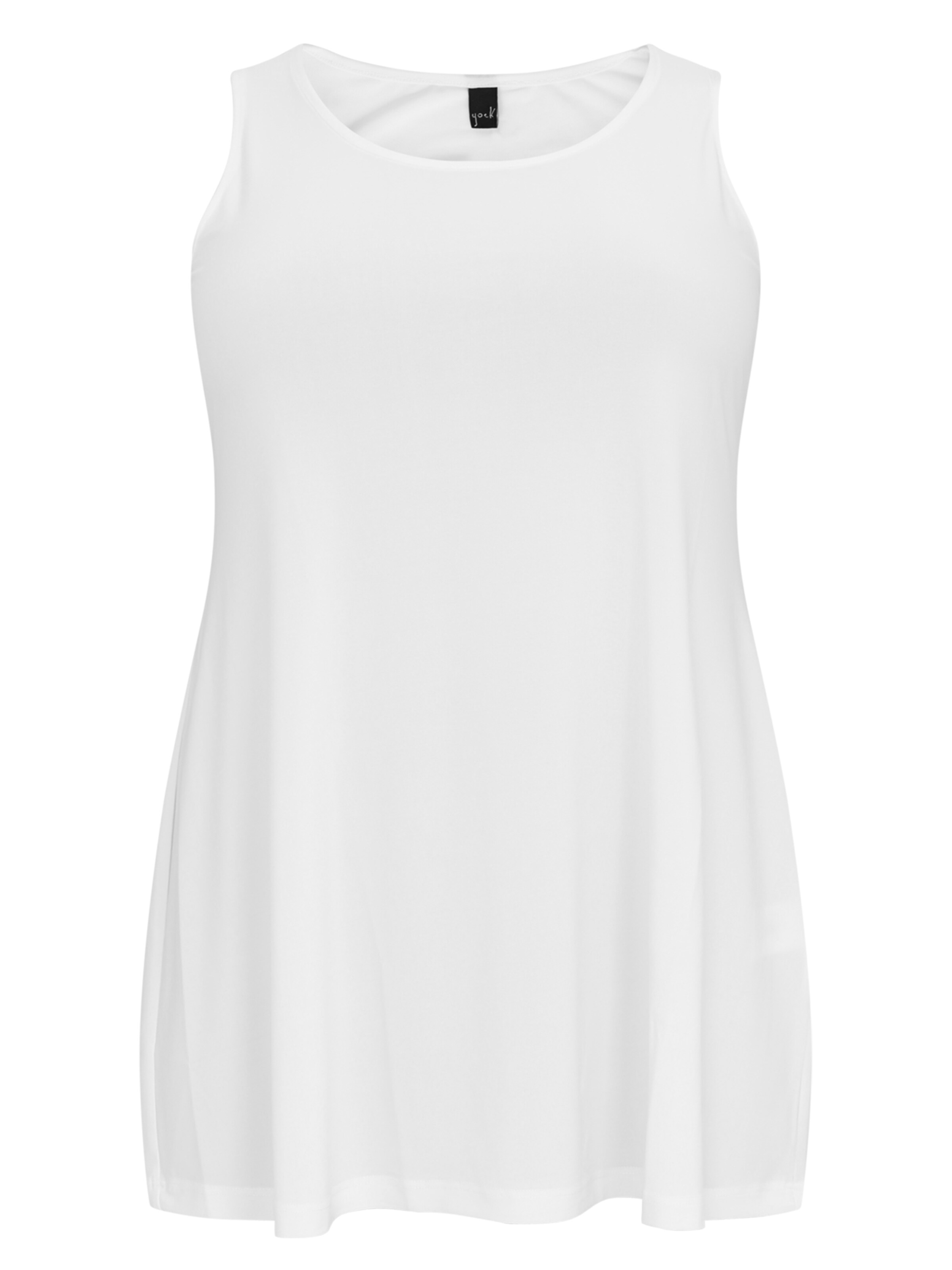 YOEK Top 'Dolce' in Wit: voorkant