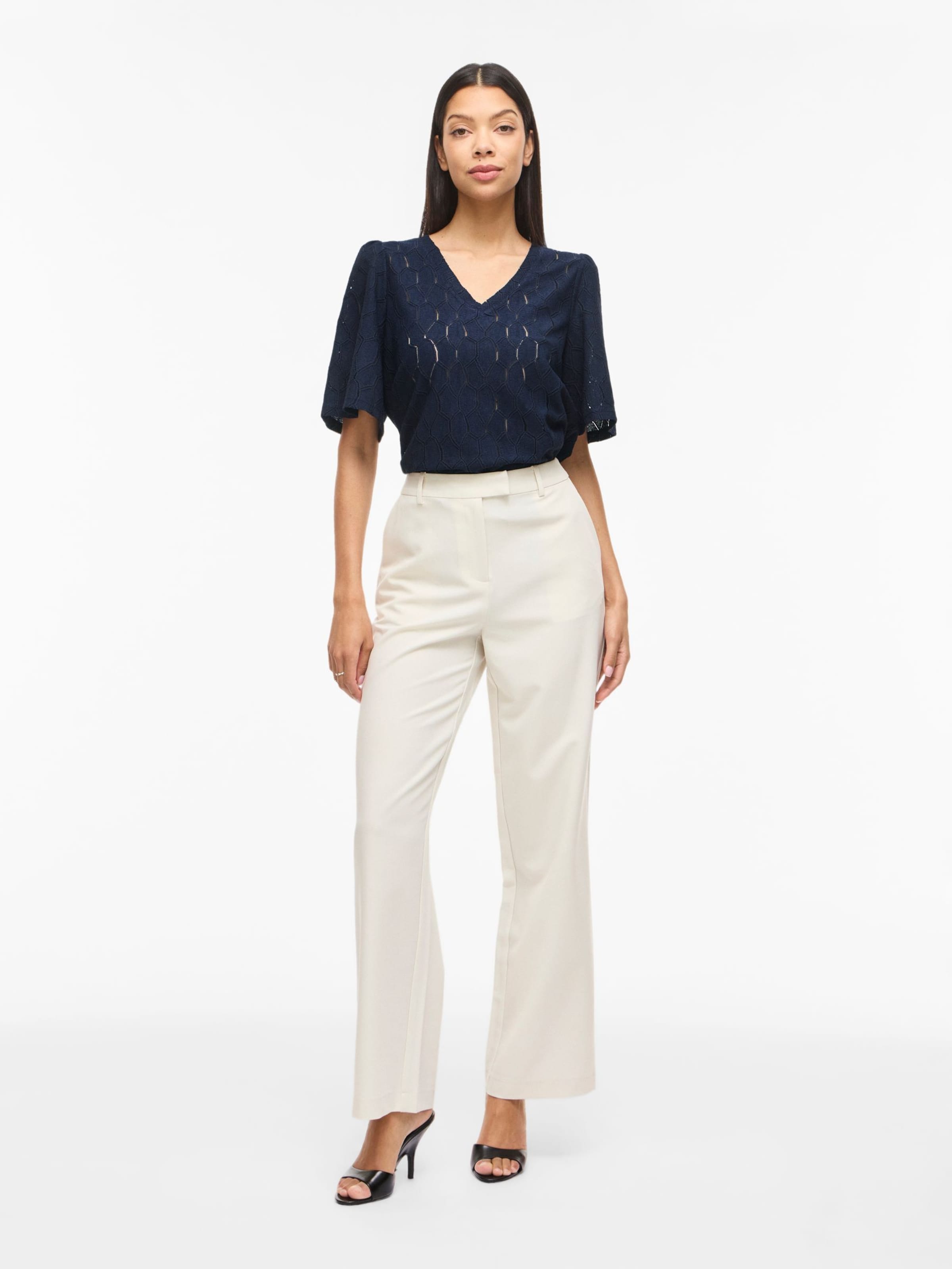 Chemisier 'VIMARCELLA' VILA en bleu