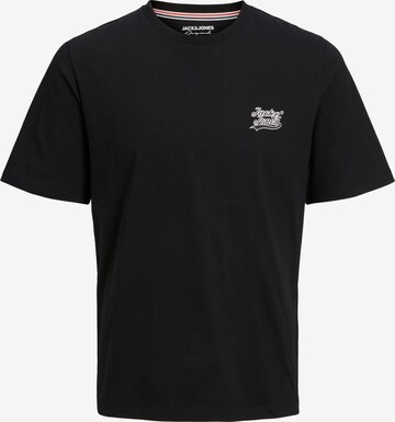 juoda JACK & JONES Marškinėliai 'TREVOR': priekis