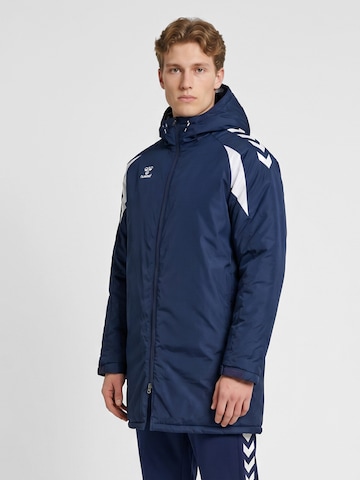 Hummel Sportjas in Blauw: voorkant