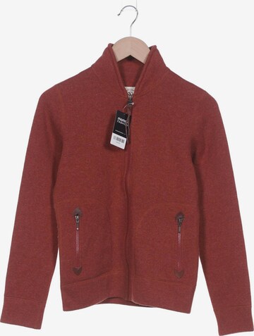 AIGLE Sweatshirt & Zip-Up Hoodie in XS in Red: front
