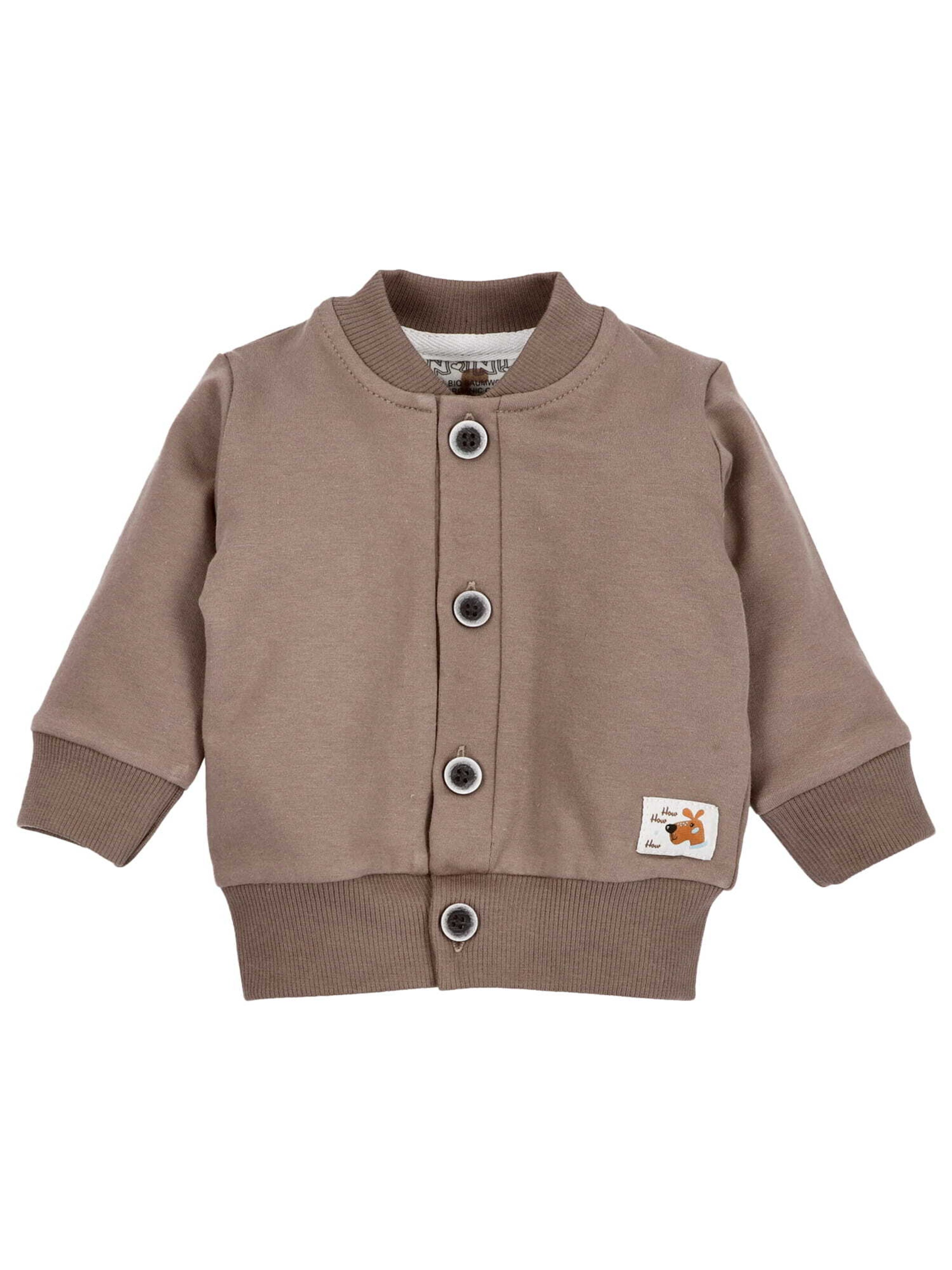 Veste de survêtement 'Hund' NINI en marron : devant