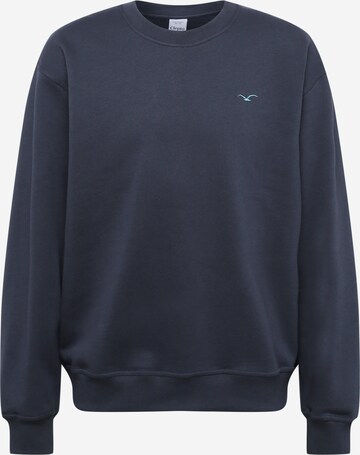 Cleptomanicx Sweatshirt 'Ligull Boxy' in Blue: front