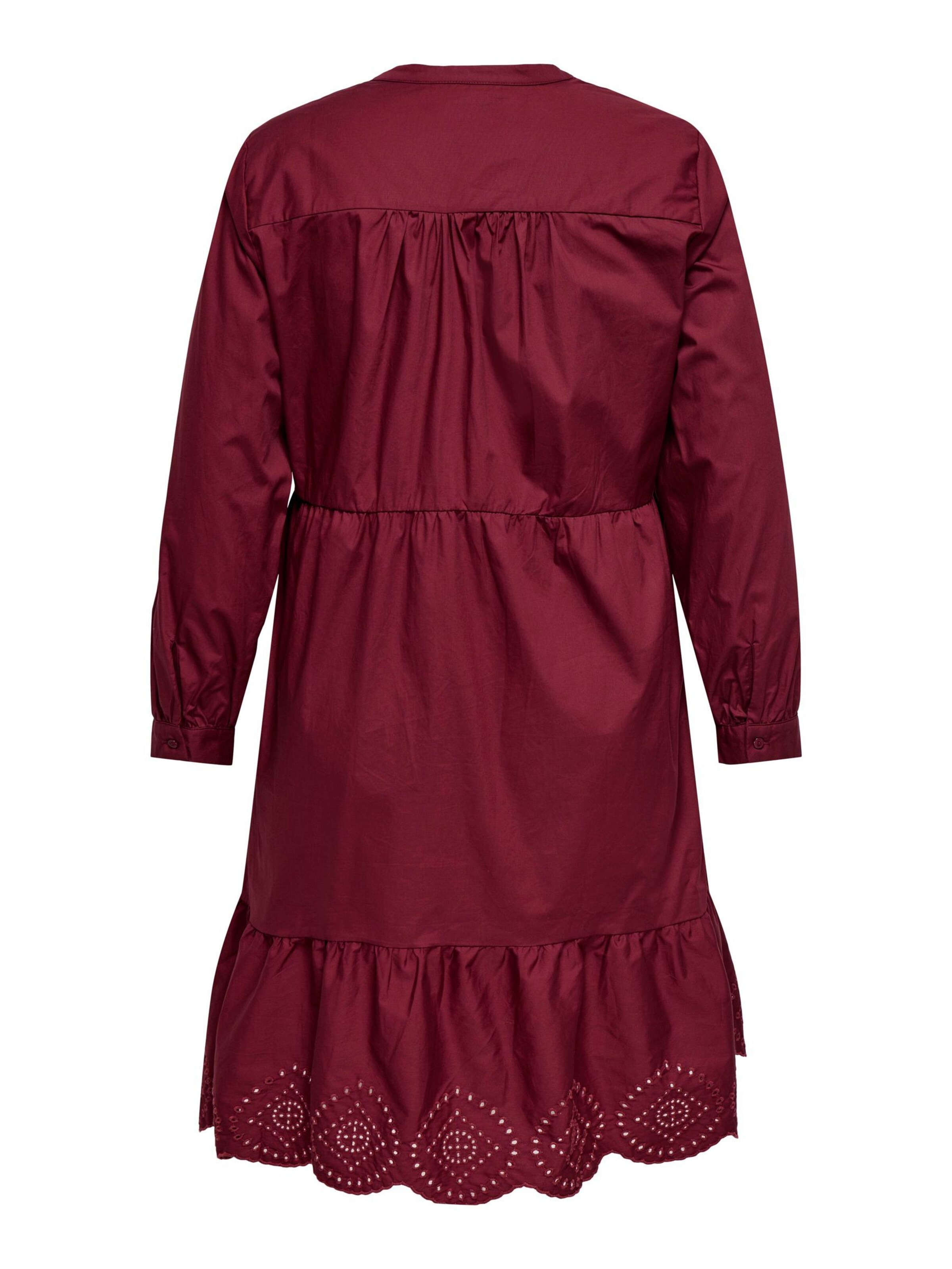 Abito camicia di ONLY Carmakoma in rosso