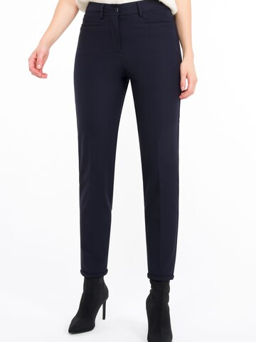 Coupe slim Pantalon 'Lena' Recover Pants en bleu : devant